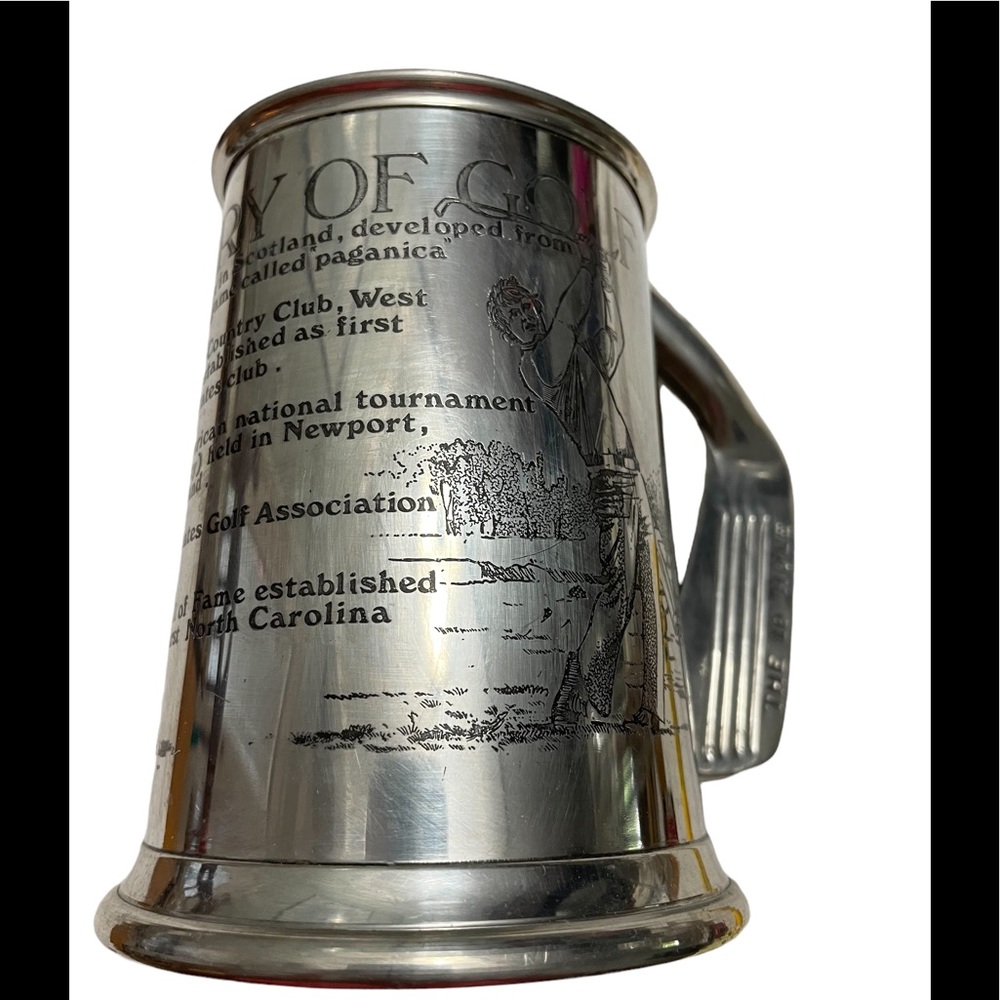 History of Golf Pulgrim Pewter Mug